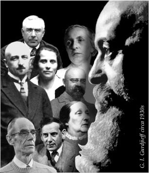 G. I. Gurdjieff and Students Composite